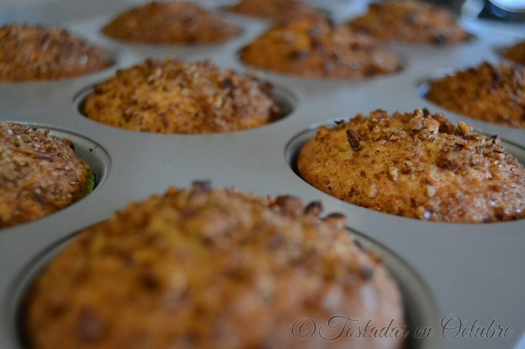 Muffins de Canela y Pacanas