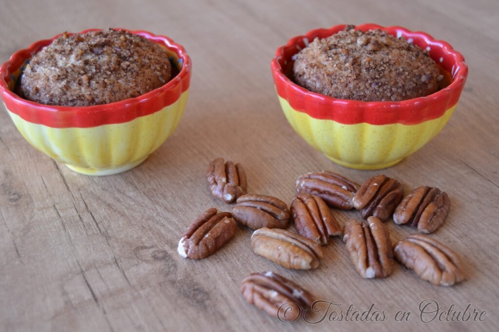 Muffins de Canela y Pacanas