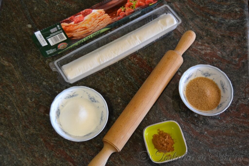 Palmeritas Caseras con Azúcar y Canela