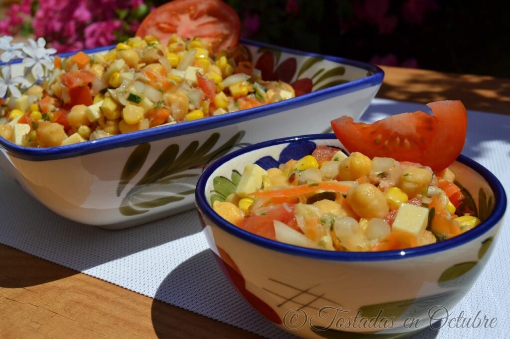 Ensalada Veraniega de Garbanzos