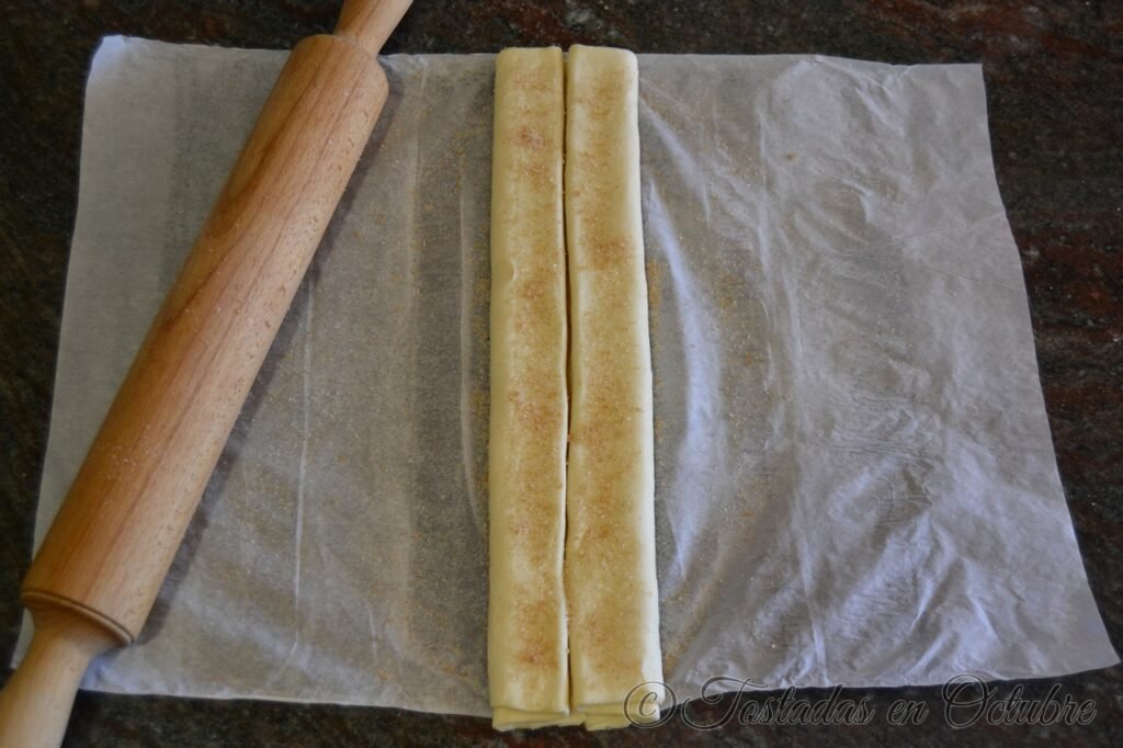 Palmeritas Caseras con Azúcar y Canela