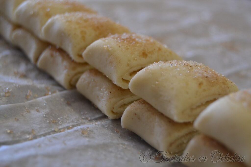 Palmeritas Caseras con Azúcar y Canela