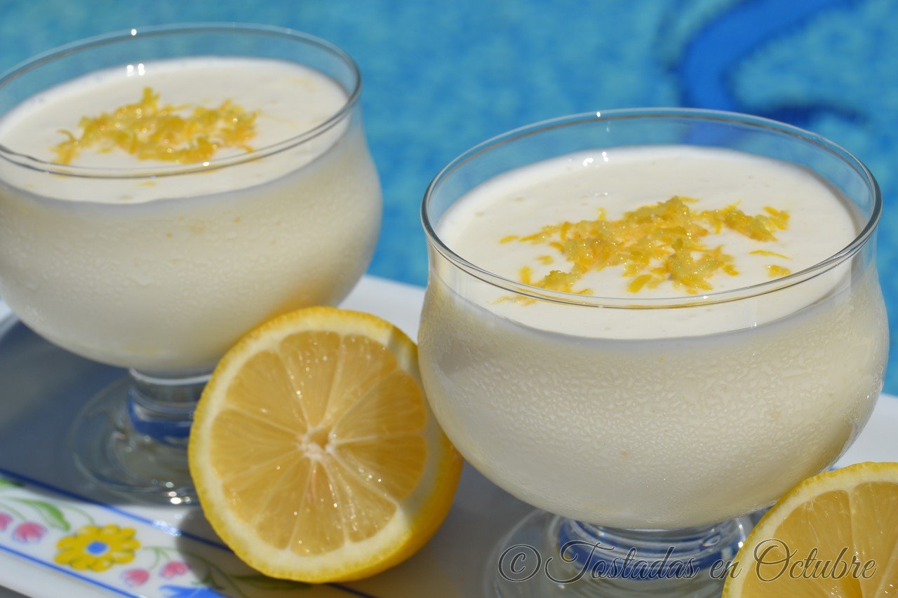 Crema Helada de Limón y Yoghourt