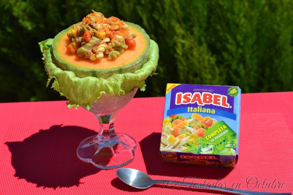 Ensalada Italiana con Melón Cantaloupe