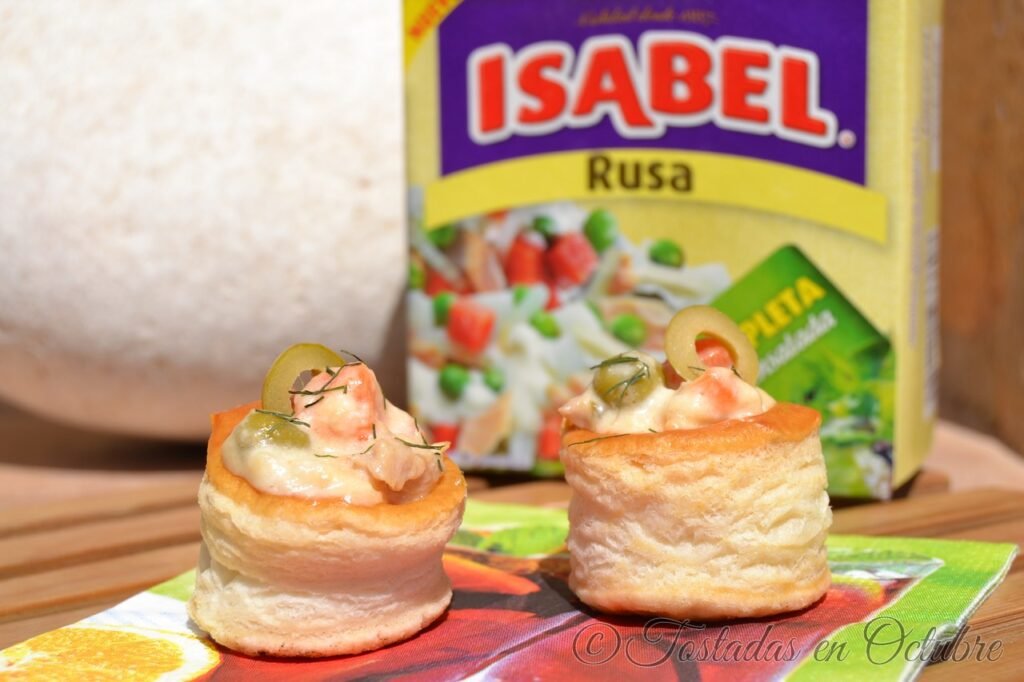 Vol-au-Vents con Ensaladilla Rusa